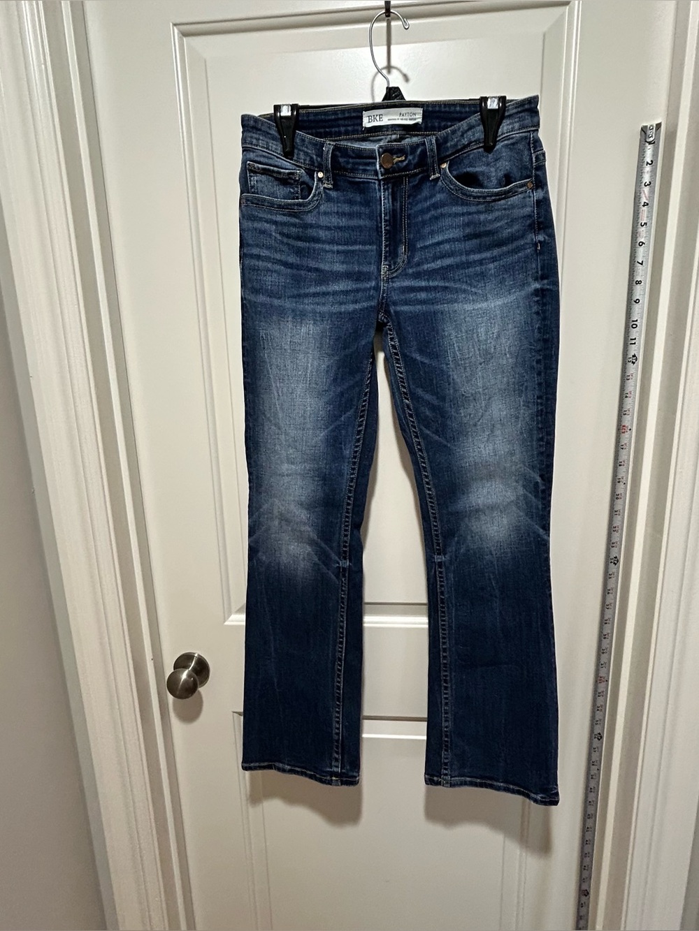 BKE “Payton”  Dark Blue Women's size 28 (6/8) mid rise boot Jeans with stretch